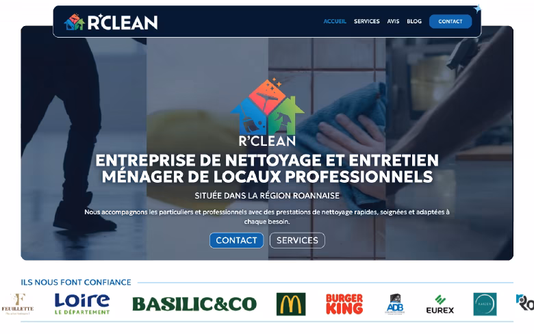 Aperçu du site RClean 42